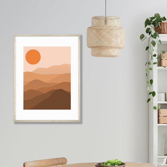 "BOHO SUNSET" - Art Print