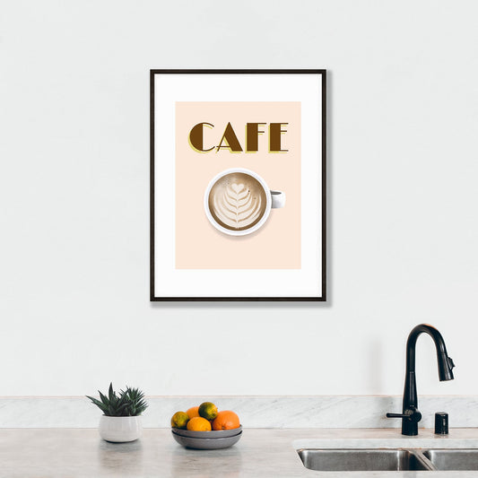 "CAFE" - Art Print