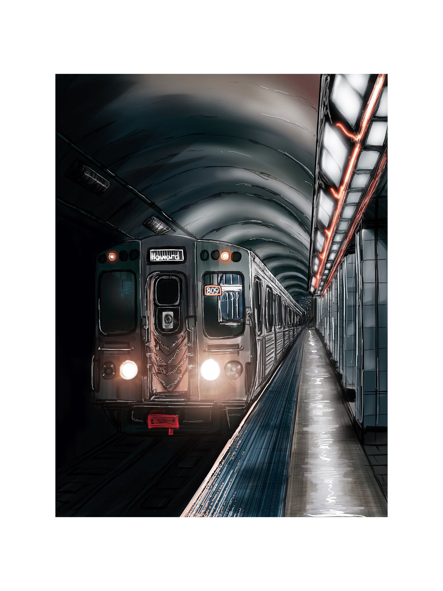 "METRO" - Art Print