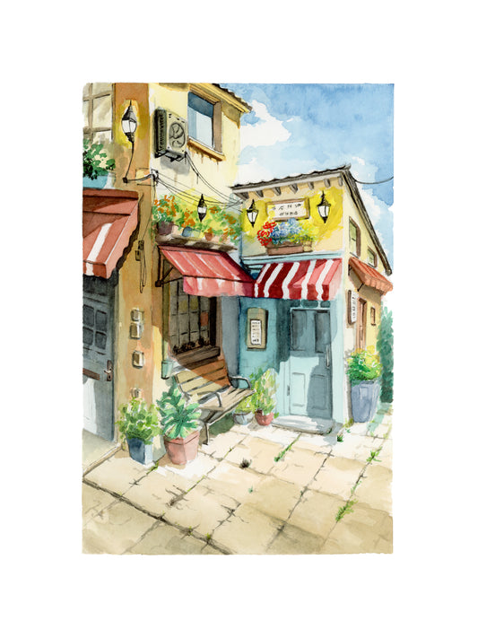 "OLD TOWN" - Art Print