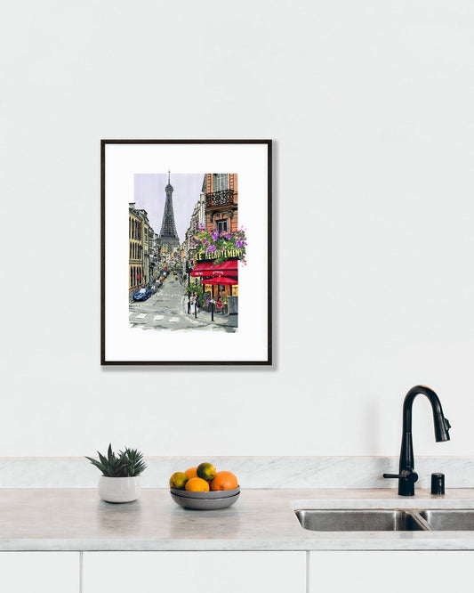 "PARIS" - Art Print