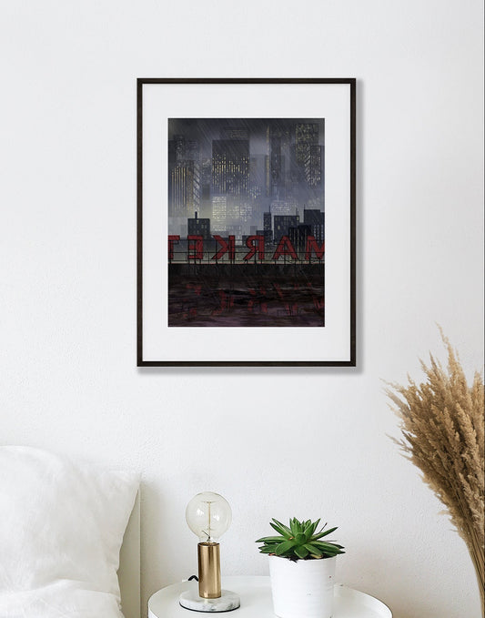 "ROOFTOP" - Art Print