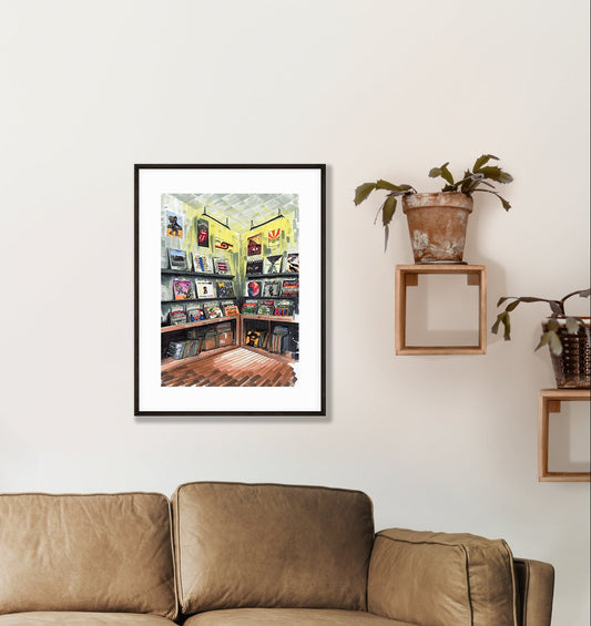 "VINYL DAYS" - Art Print