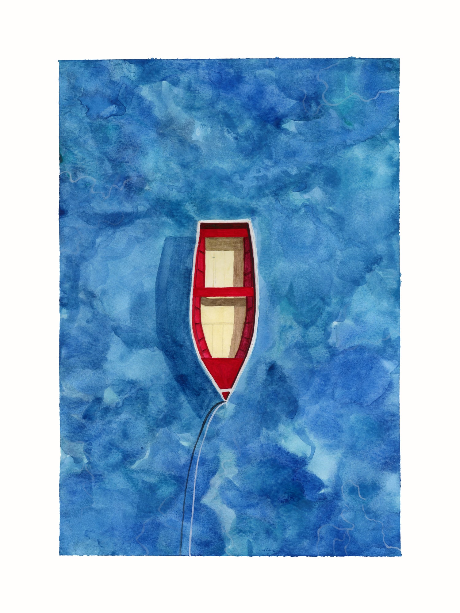 Coastal Art Print, Close Up Detail View