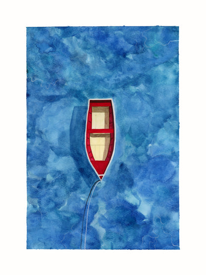 Coastal Art Print, Close Up Detail View