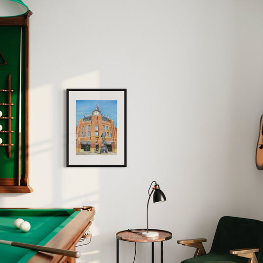 COORS FIELD Art Print, Framed Game Room