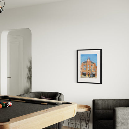 COORS FIELD Art Print, Framed Side View