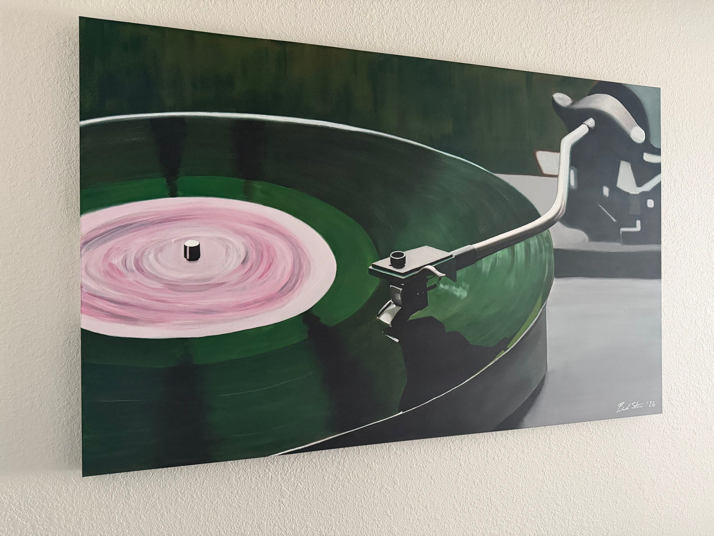 IN THE GROOVE - Acrylic painting on canvas.