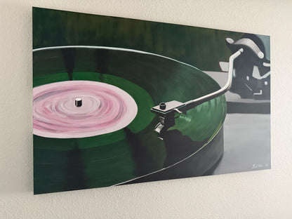 IN THE GROOVE - Acrylic painting on canvas.
