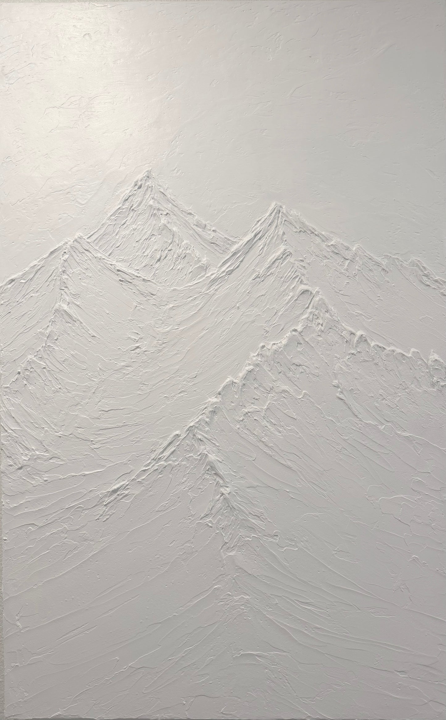 Abstract Mountain Painting