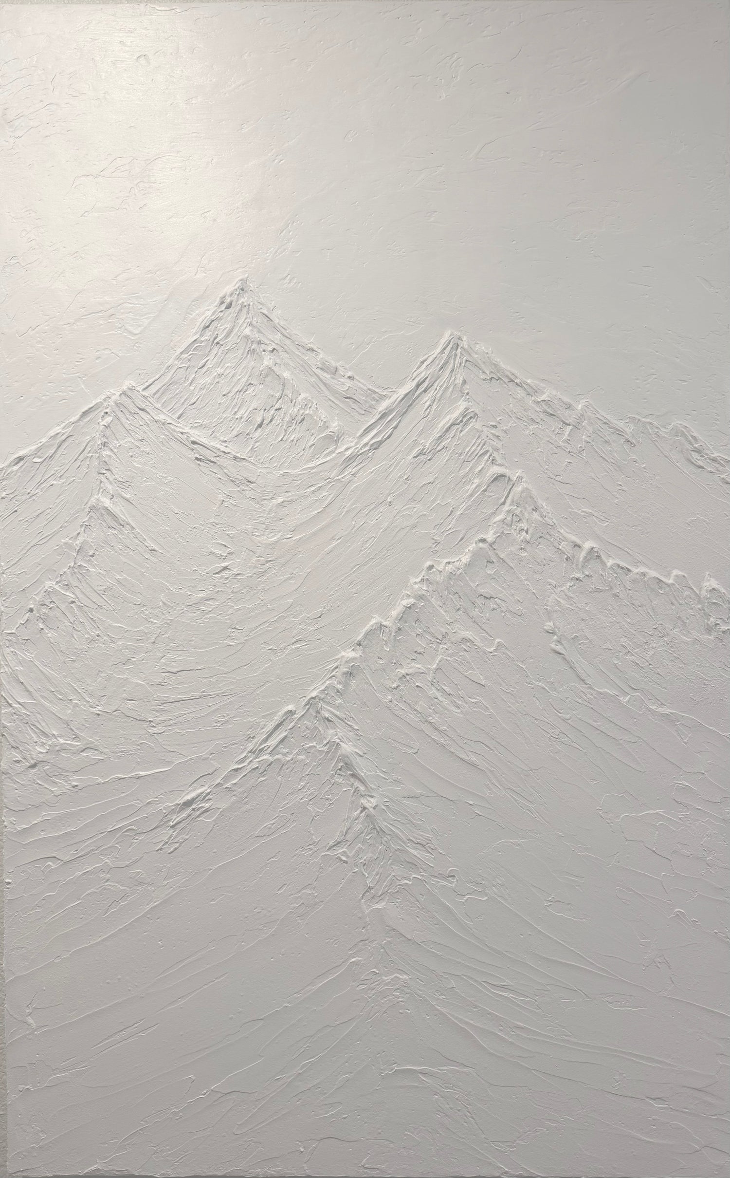 Abstract Mountain Painting