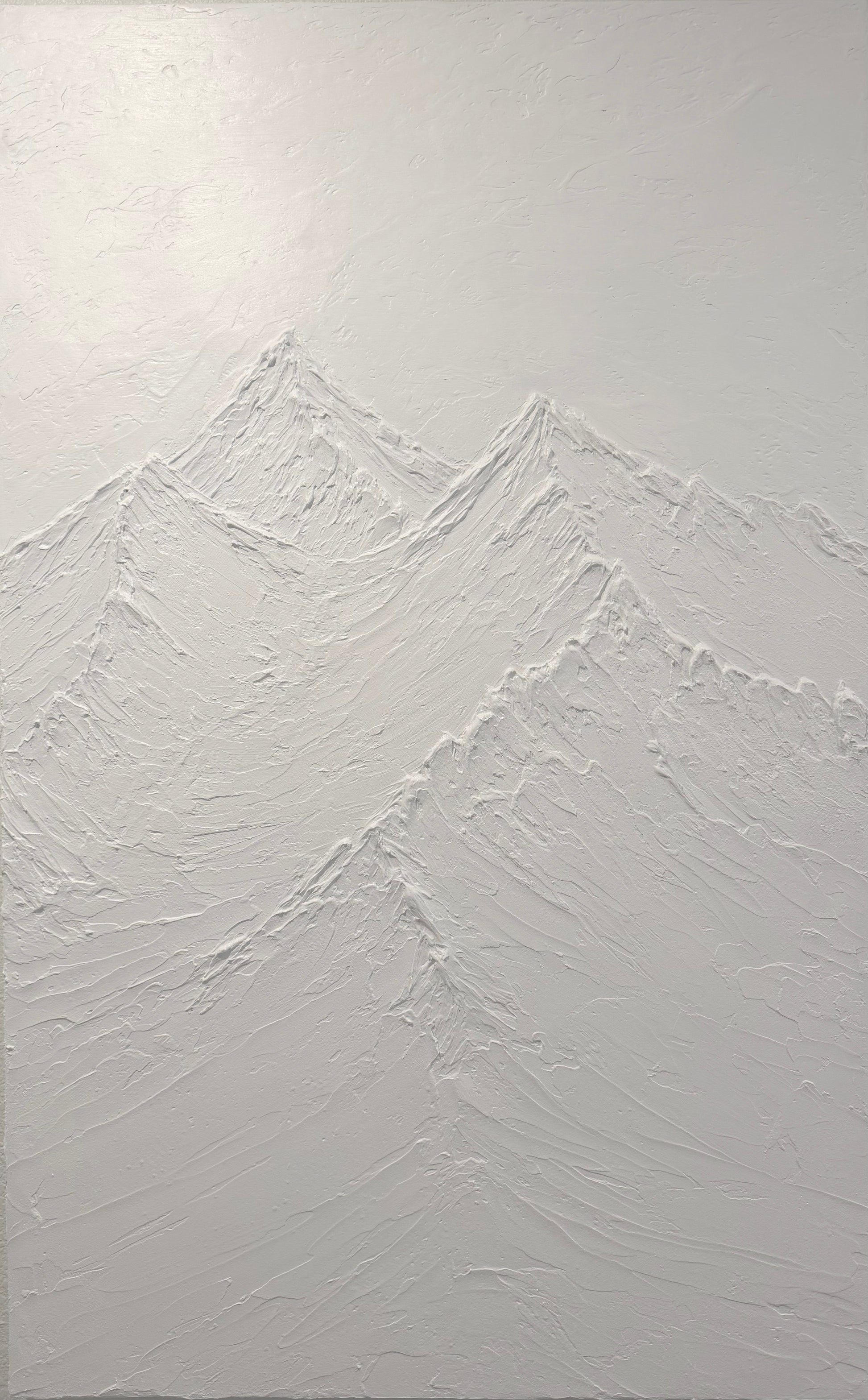 Abstract Mountain Painting