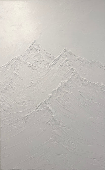Abstract Mountain Painting